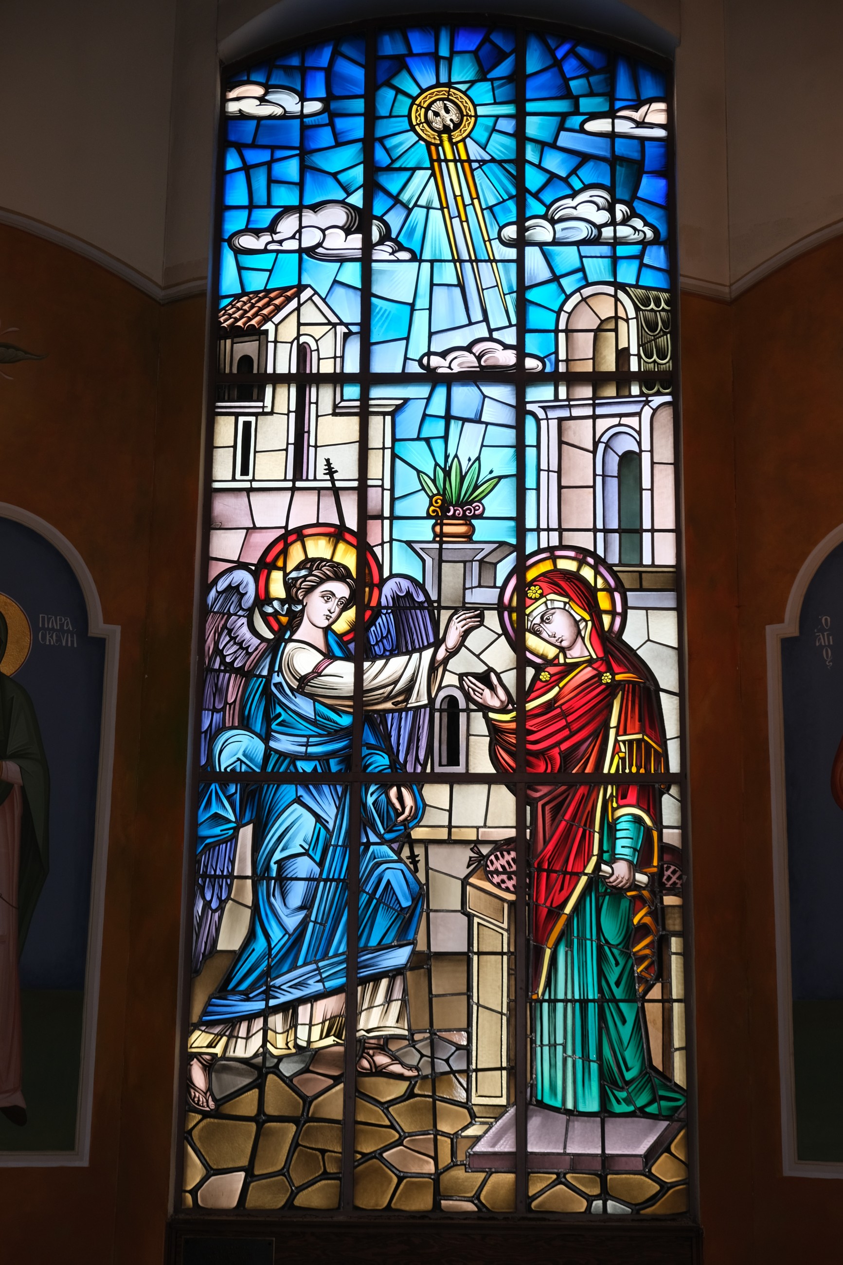 Icon of Annunciation of the Theotokos (Window)