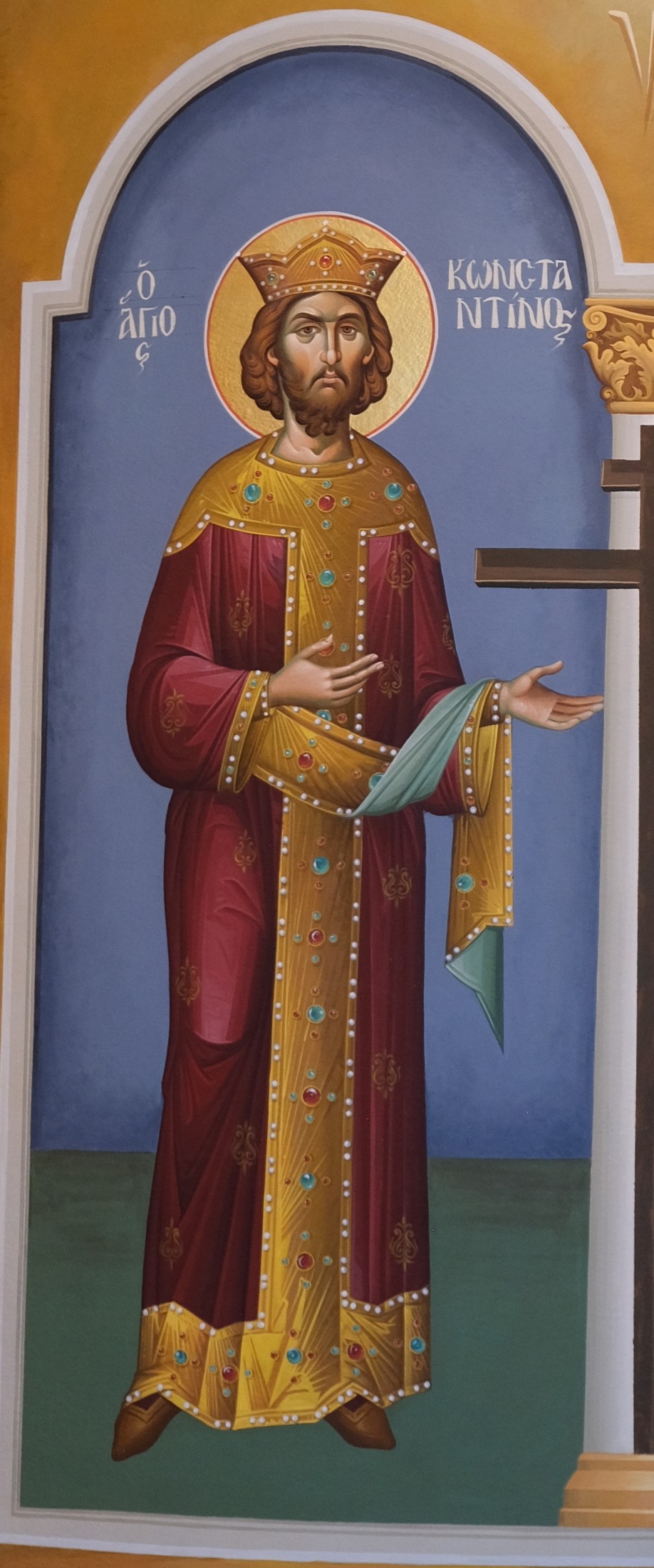 Icon of Constantine, Equal-to-the Apostles