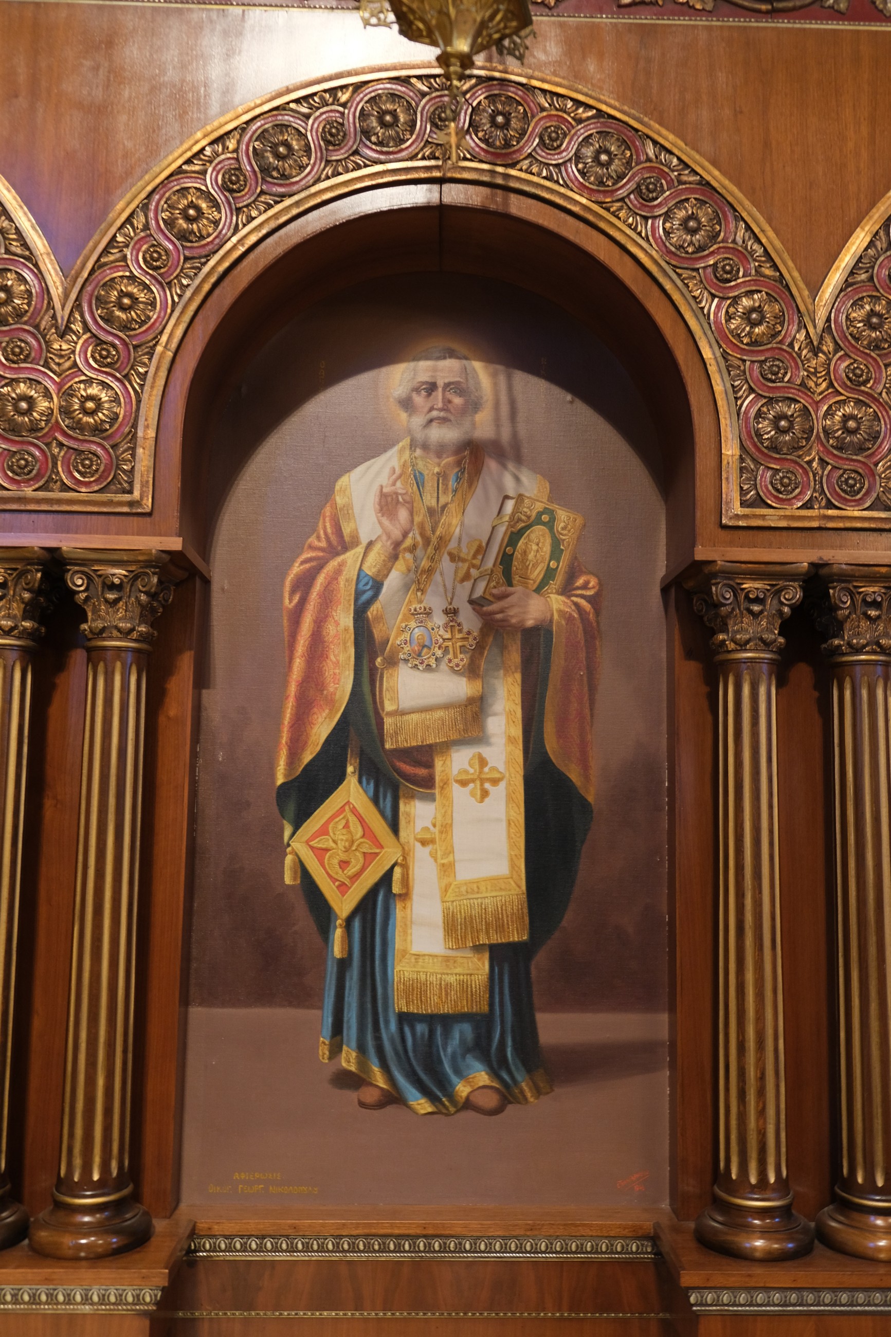 Icon of Nicholas the Wonderworker, Archbishop of Myra
